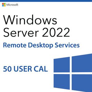 Microsoft Windows Server 2022 Remote Desktop Server CAL - 50 User CAL