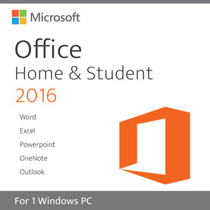 Microsoft Office 2016 Home and Student For PC License