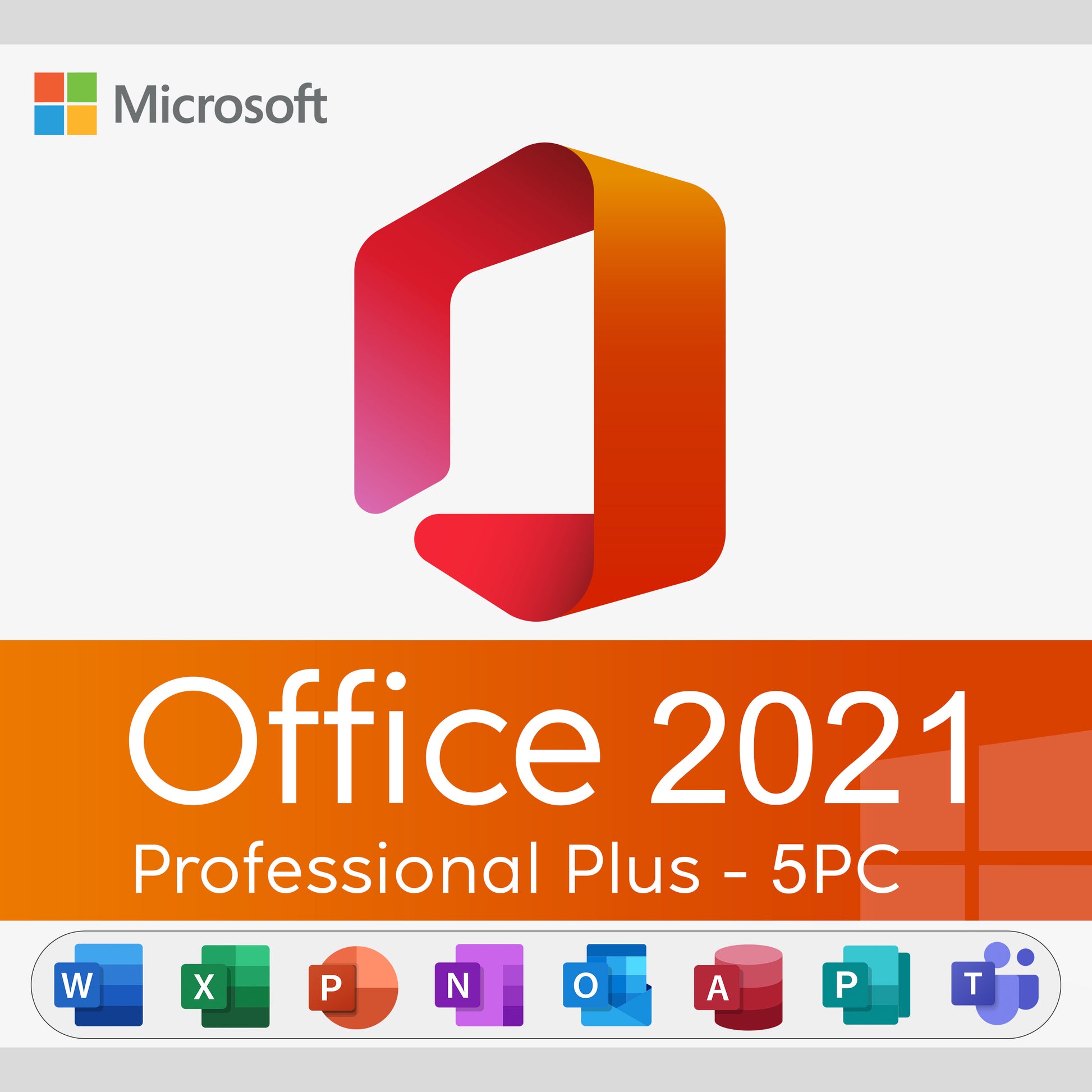 Office 2021 Professional Plus For 5 PC