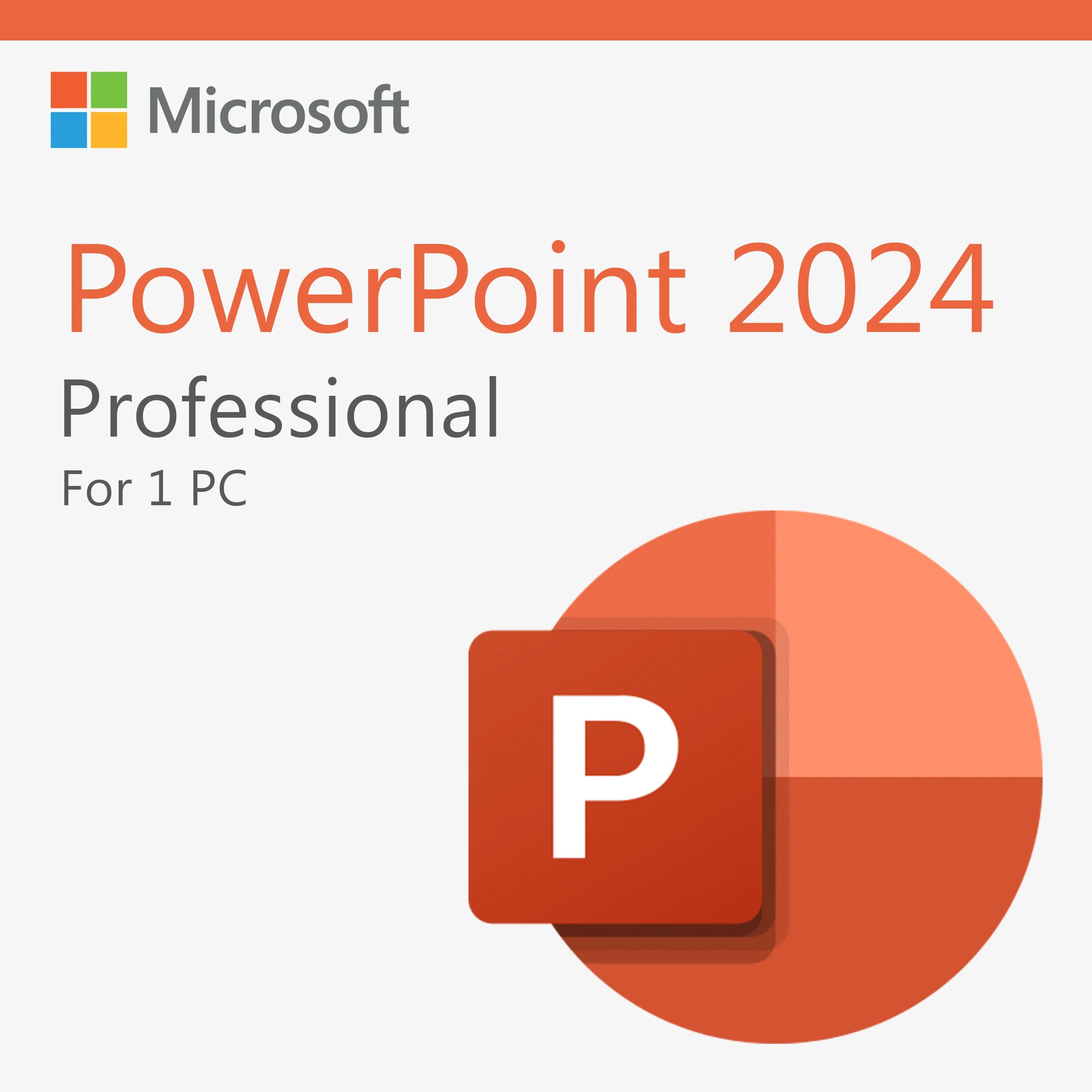 Microsoft PowerPoint 2024 Professional - Lifetime Product Key for PC