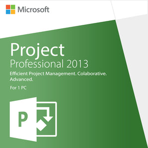 Microsoft Project 2013 Professional License