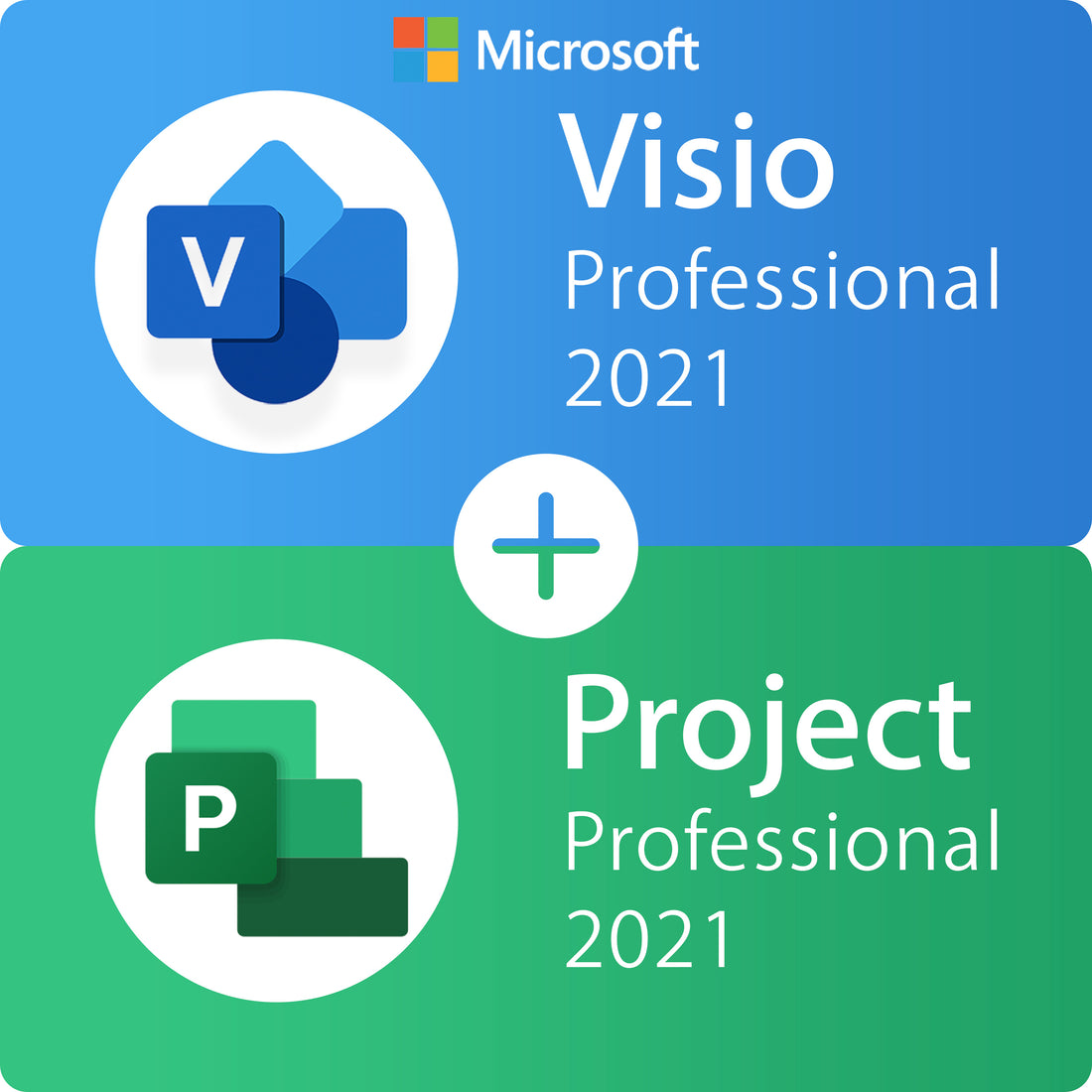 Project 2021 Professional + Visio 2021 Professional