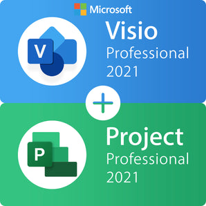 Microsoft Project 2021 Professional + Visio 2021 Professional License