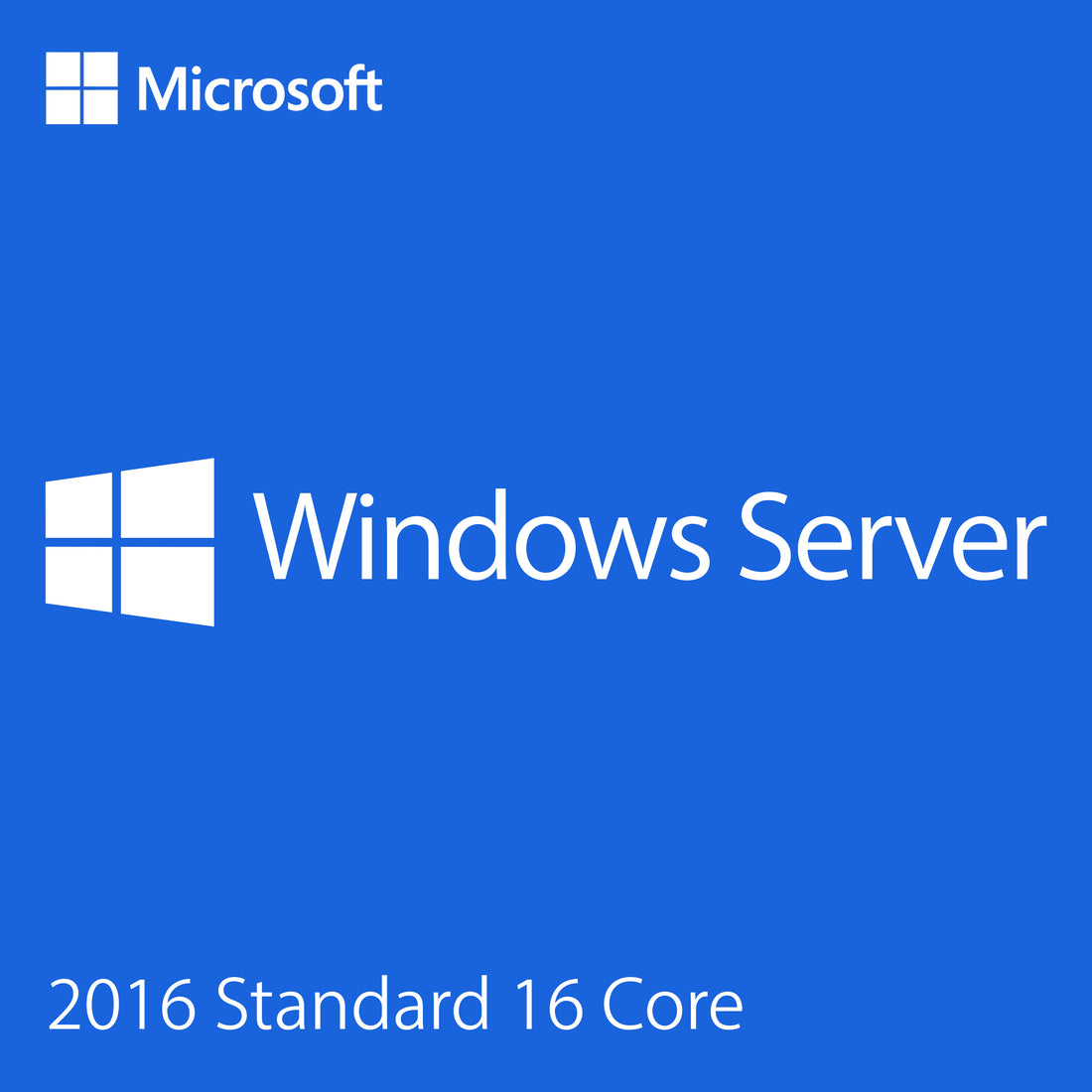 Windows Server 2016 Standard - 16 Core