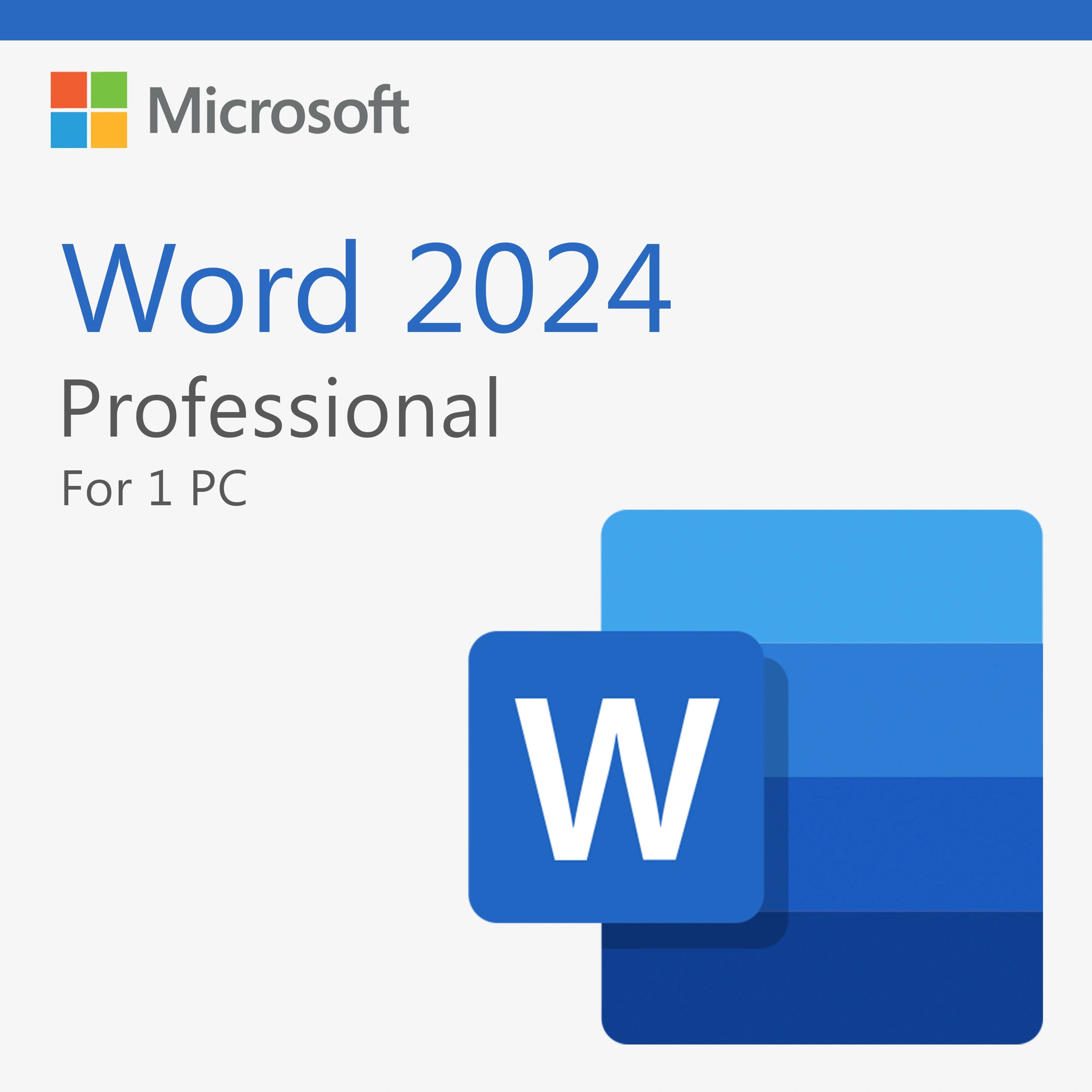 Microsoft Word 2024 - Lifetime Product Key for PC