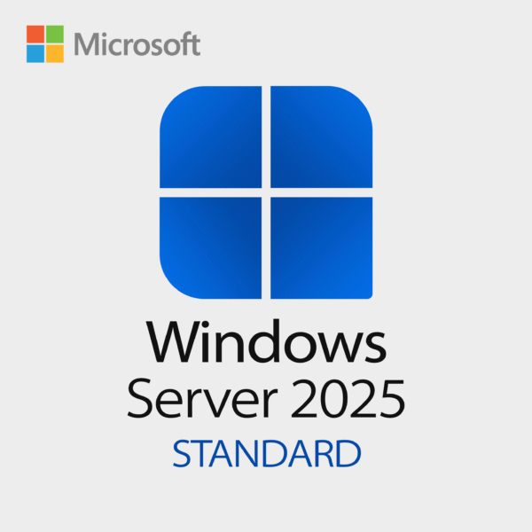 Microsoft Windows Server 2025 Standard - Lifetime License For 1 PC