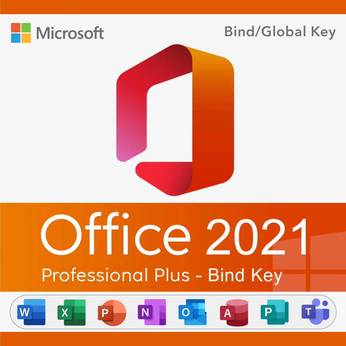 Microsoft Office 2021 Professional Plus Bind License