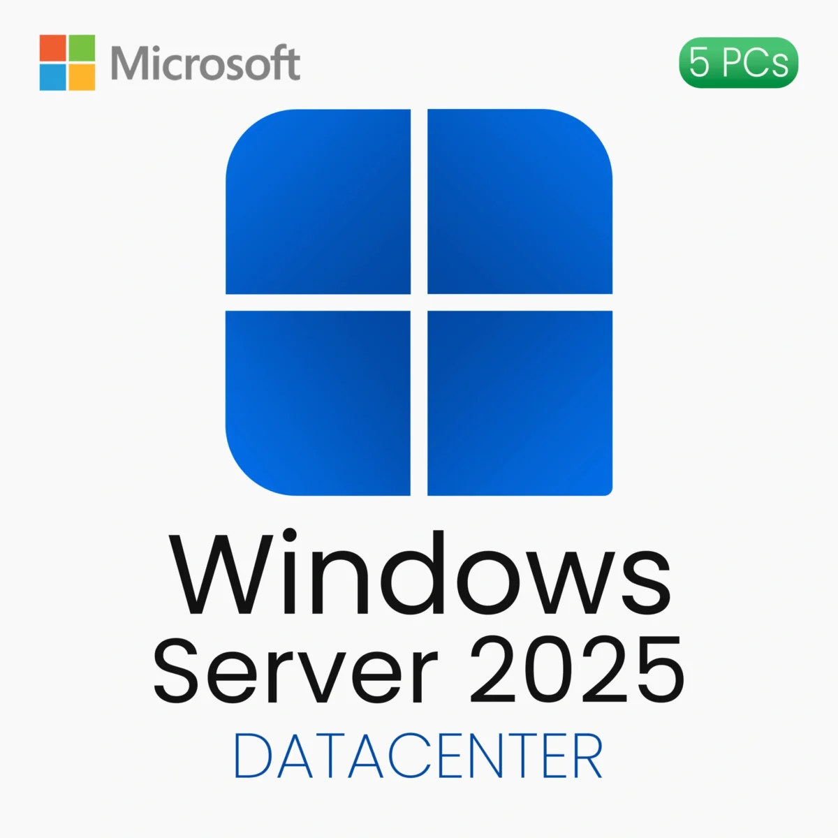 Microsoft Windows Server 2025 Datacenter For 5 PC