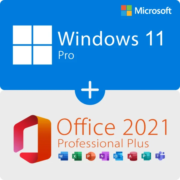 Microsoft Windows 11 Professional + Office 2021 Professional Plus