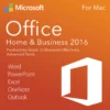 Microsoft Office Home and Business For Mac 2016 - Lifetime License