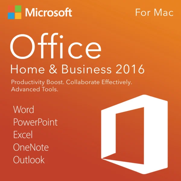 Microsoft Office Home and Business For Mac 2016