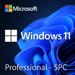 Microsoft Windows 11 Professional - Lifetime License For 5 PCs